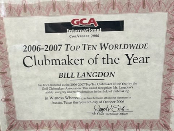 Clubmaker of the Year